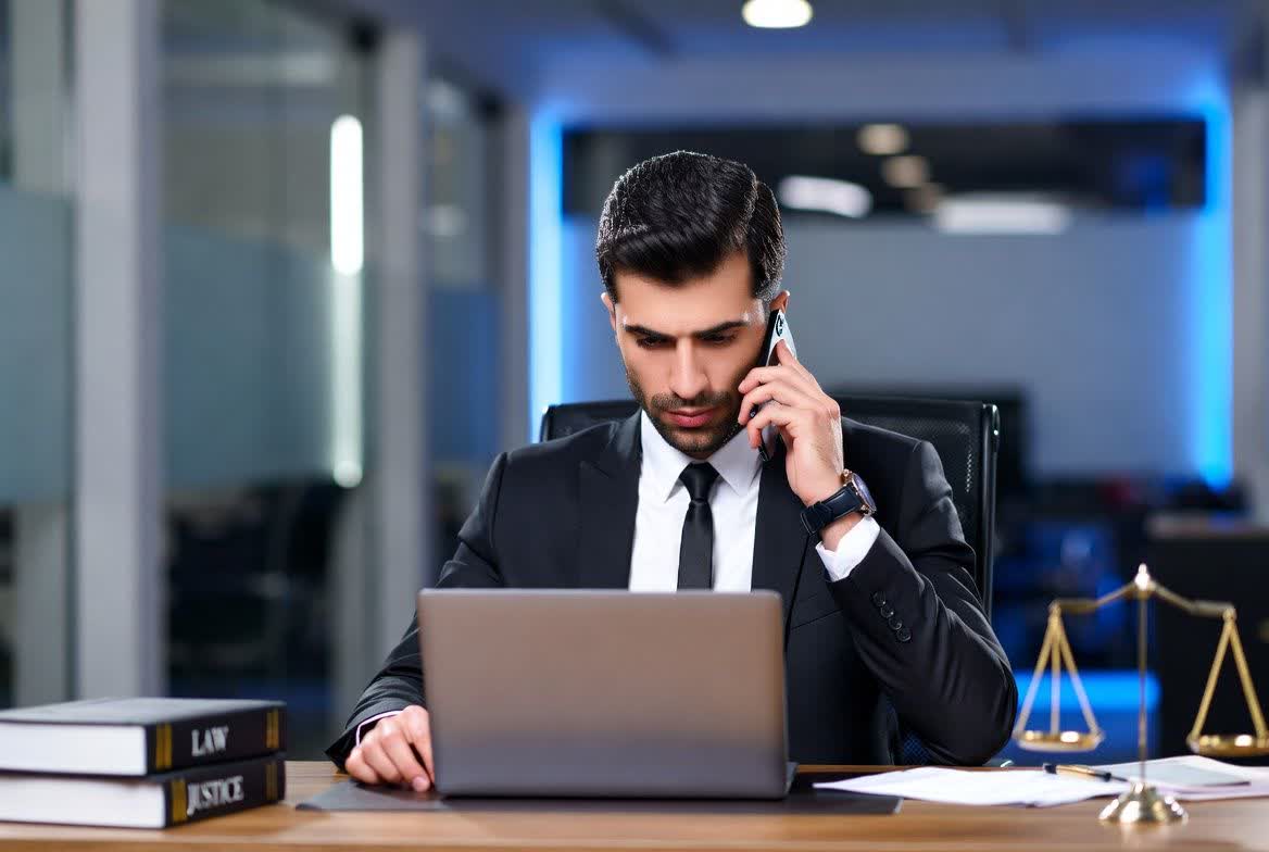 مشاوره تلفنی حقوقی فوری با وکیل پایه یک دادگستری