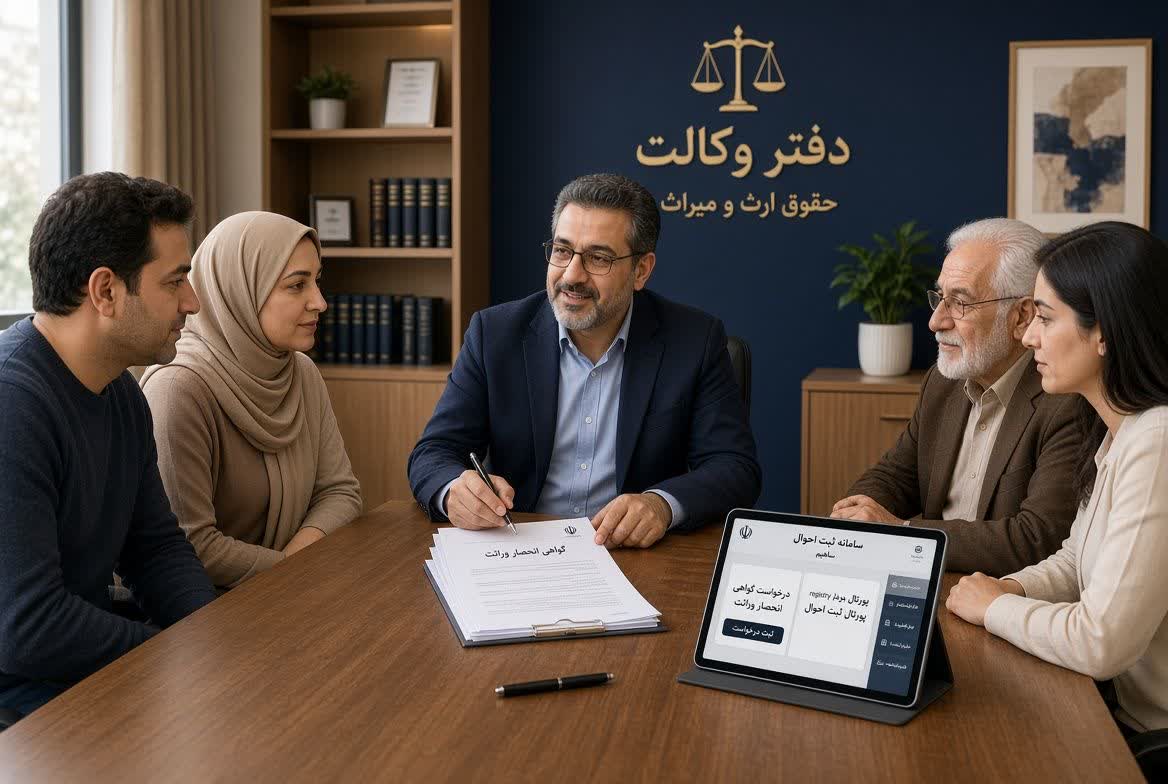 انحصار وراثت آنلاین