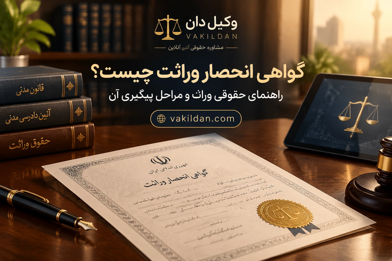 گواهی انحصار وراثت