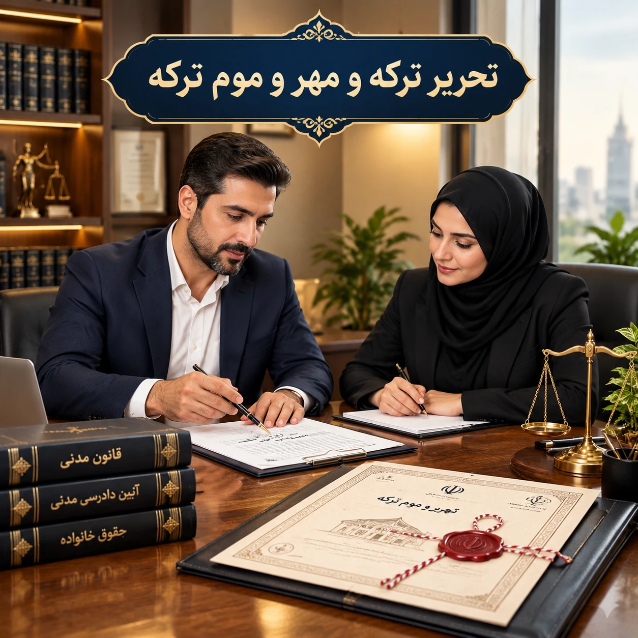 تحریر ترکه و مهر و موم ترکه