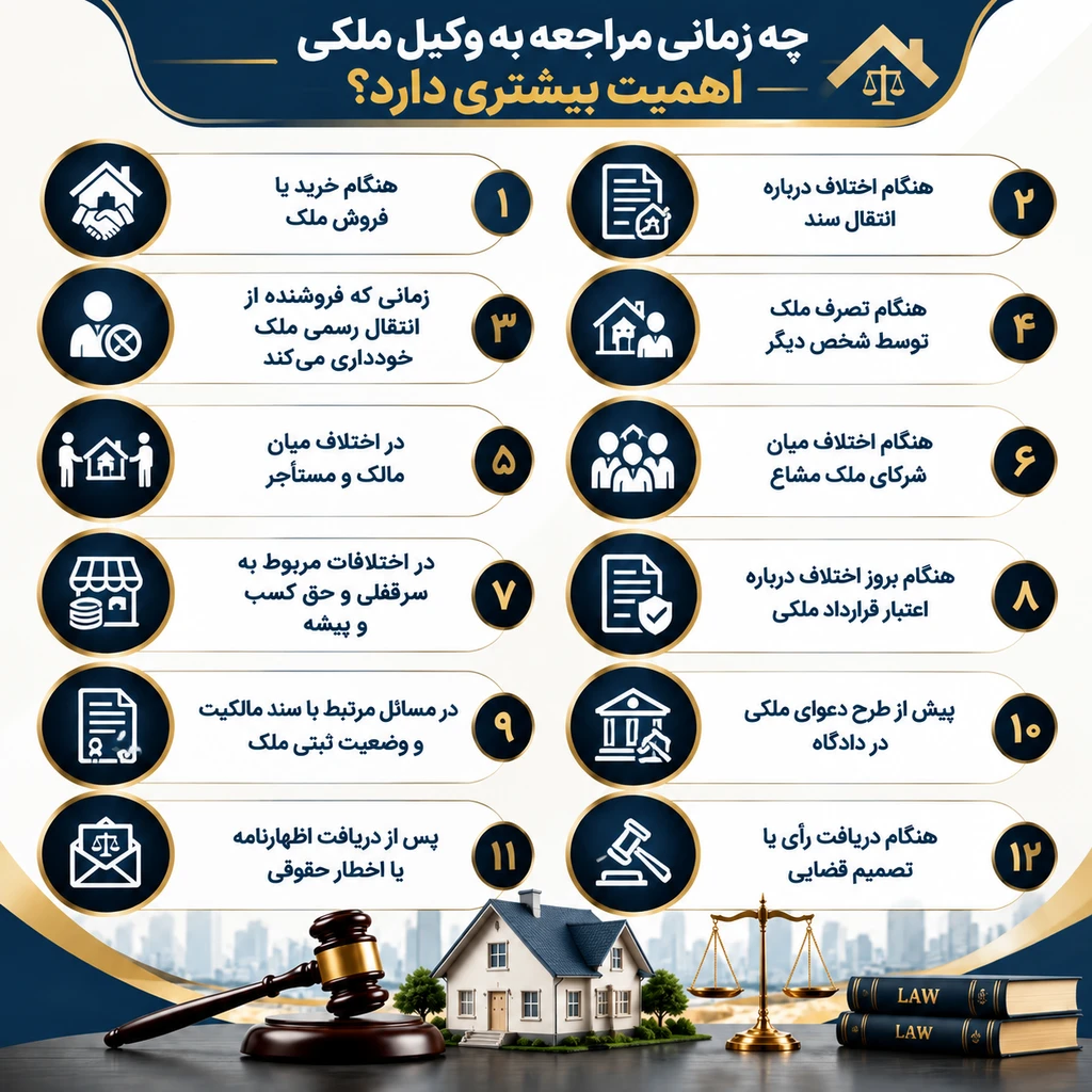 مشاوره با وکیل ملکی