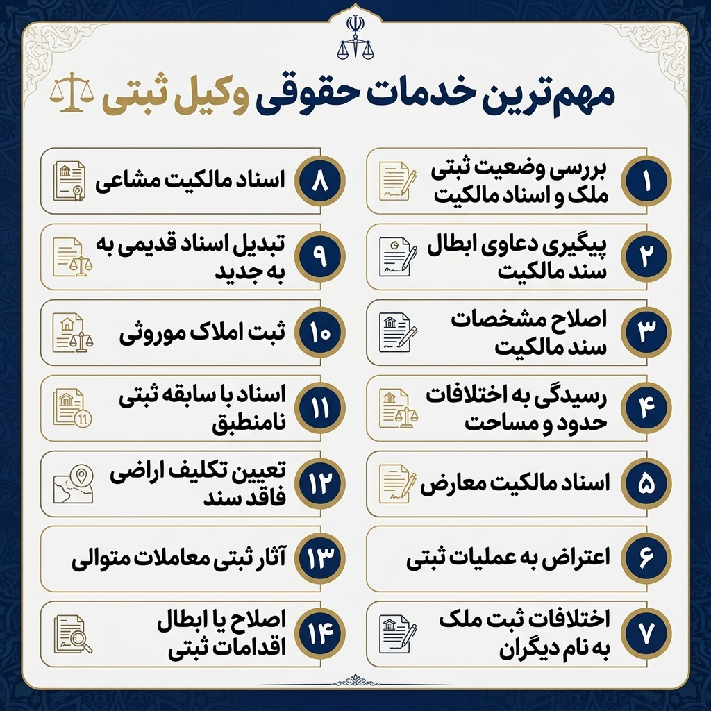 وکیل دعاوی ثبتی