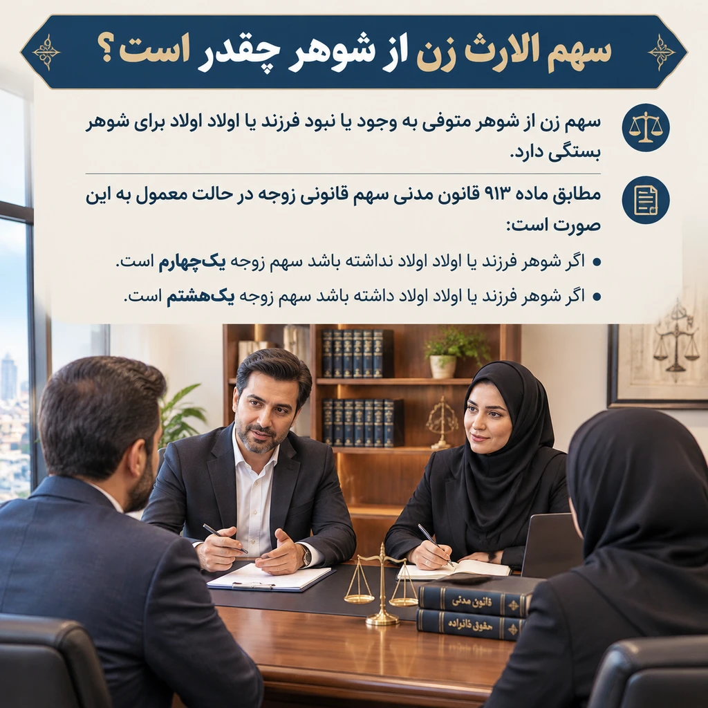 سهم الارث وراث قانونی