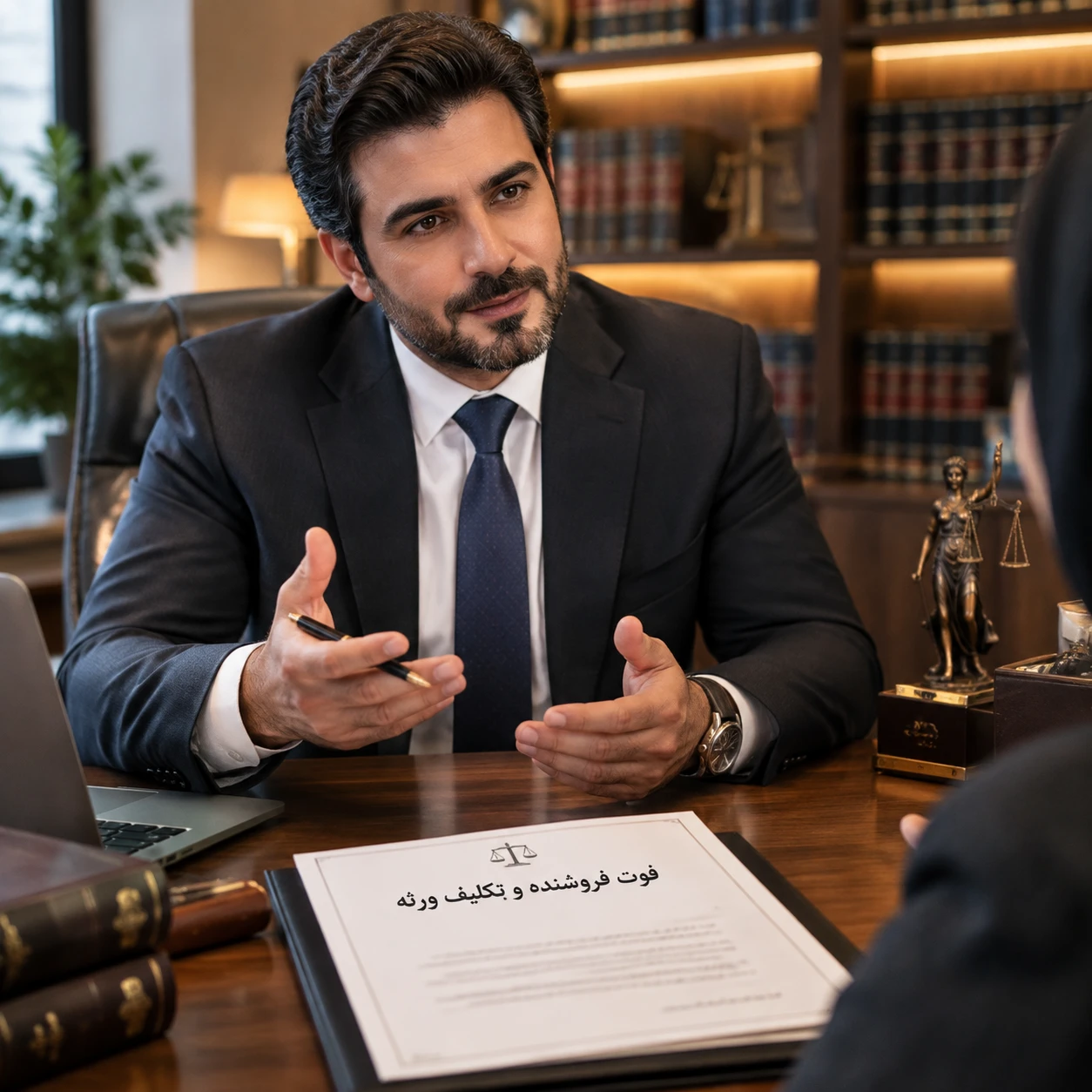 فوت فروشنده قبل از تنظیم سند رسمی