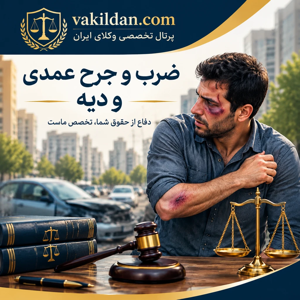 ضرب و جرح عمدی و دیه