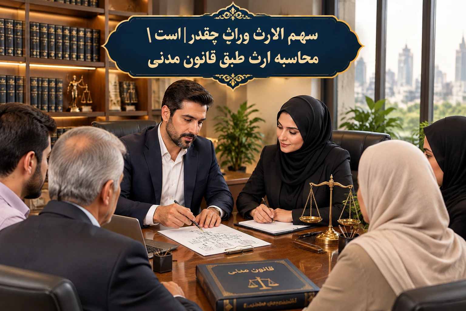 سهم الارث وراث