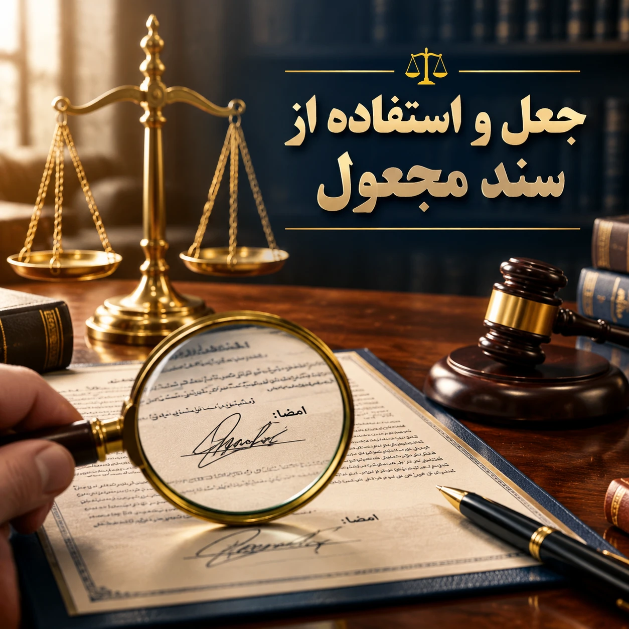 جعل و استفاده از سند مجعول