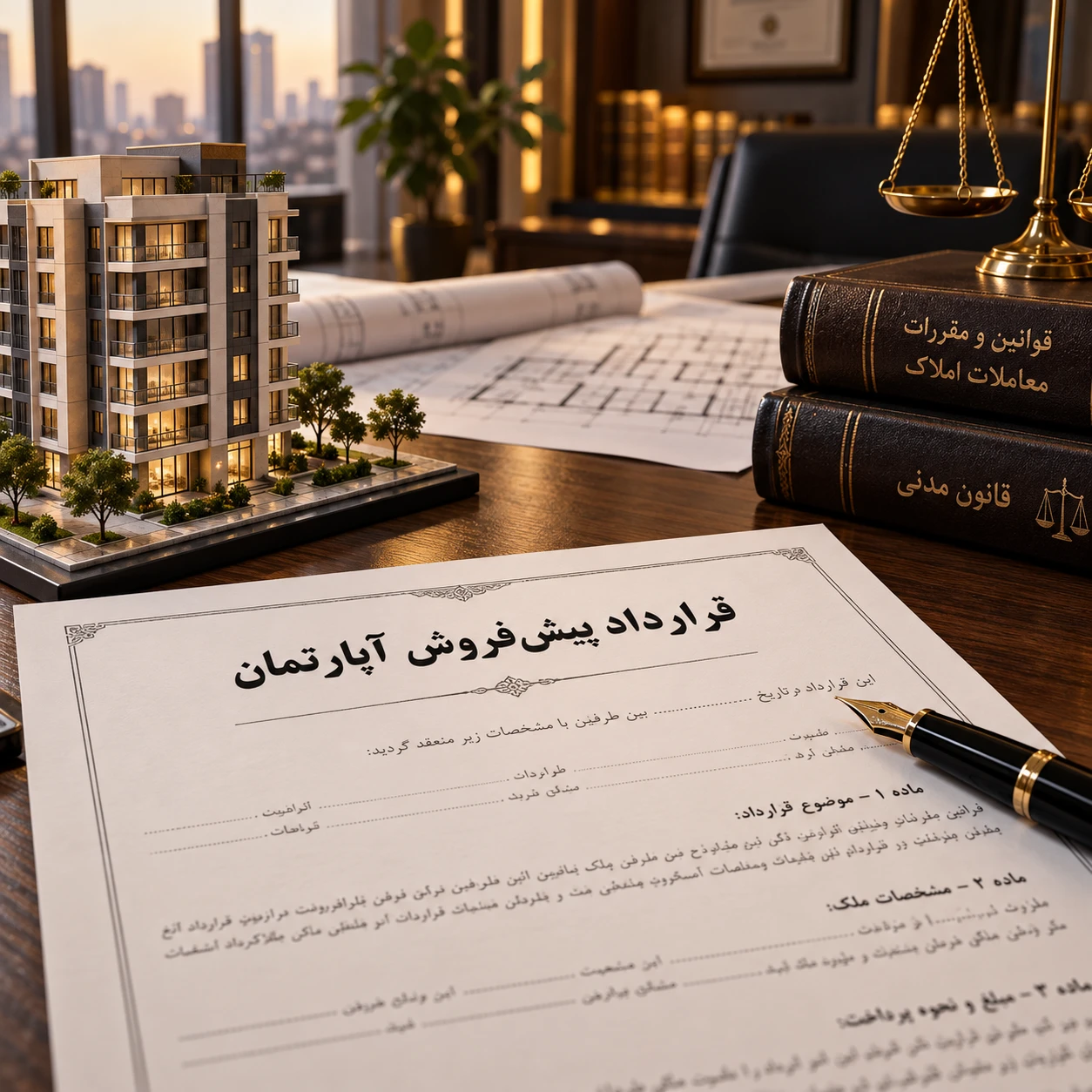 وکیل ساخت و ساز  مشارکت در ساخت و پیش‌فروش آپارتمان